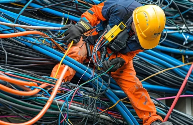 KSEDCO Cable Removal installation for Georgia facilities