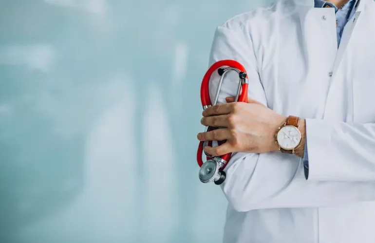 Young Handsome Physician Medical at a Georgia commercial site, installed and supported by KSEDCO