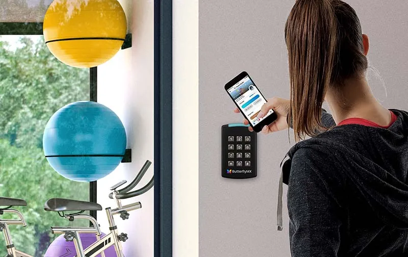 Butterflymx Access Control Readers Keypad at a Georgia commercial site, installed and supported by KSEDCO