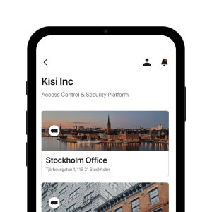 Kisi Mobile App — supplied and installed in Georgia
